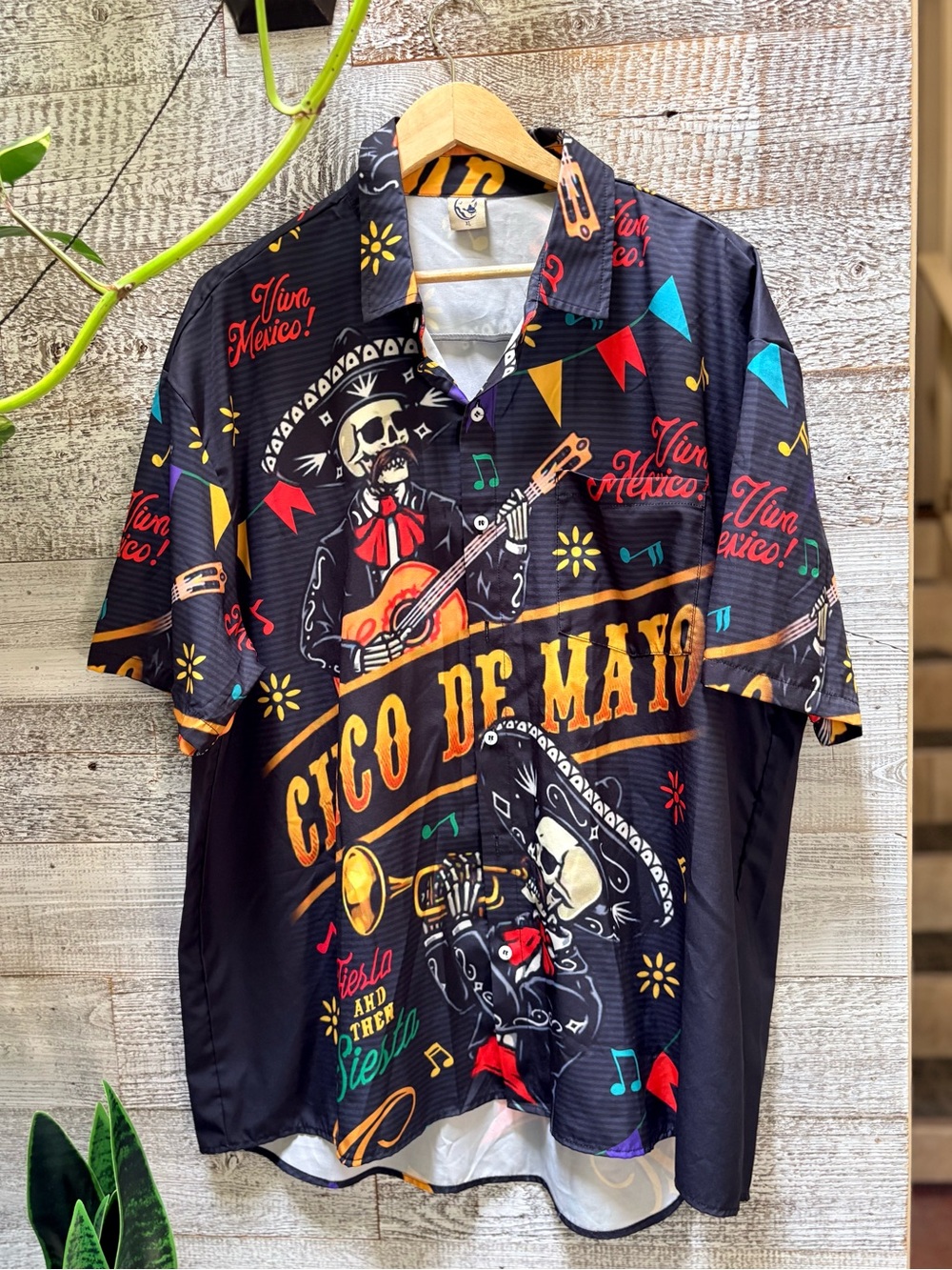 Hardaddy | "Cinco de Mayo" Lightwight Hawaiian-Style Resort Shirt - XL